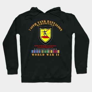 740th Tank Battalion - Daredevils - WWII  EU SVC Hoodie